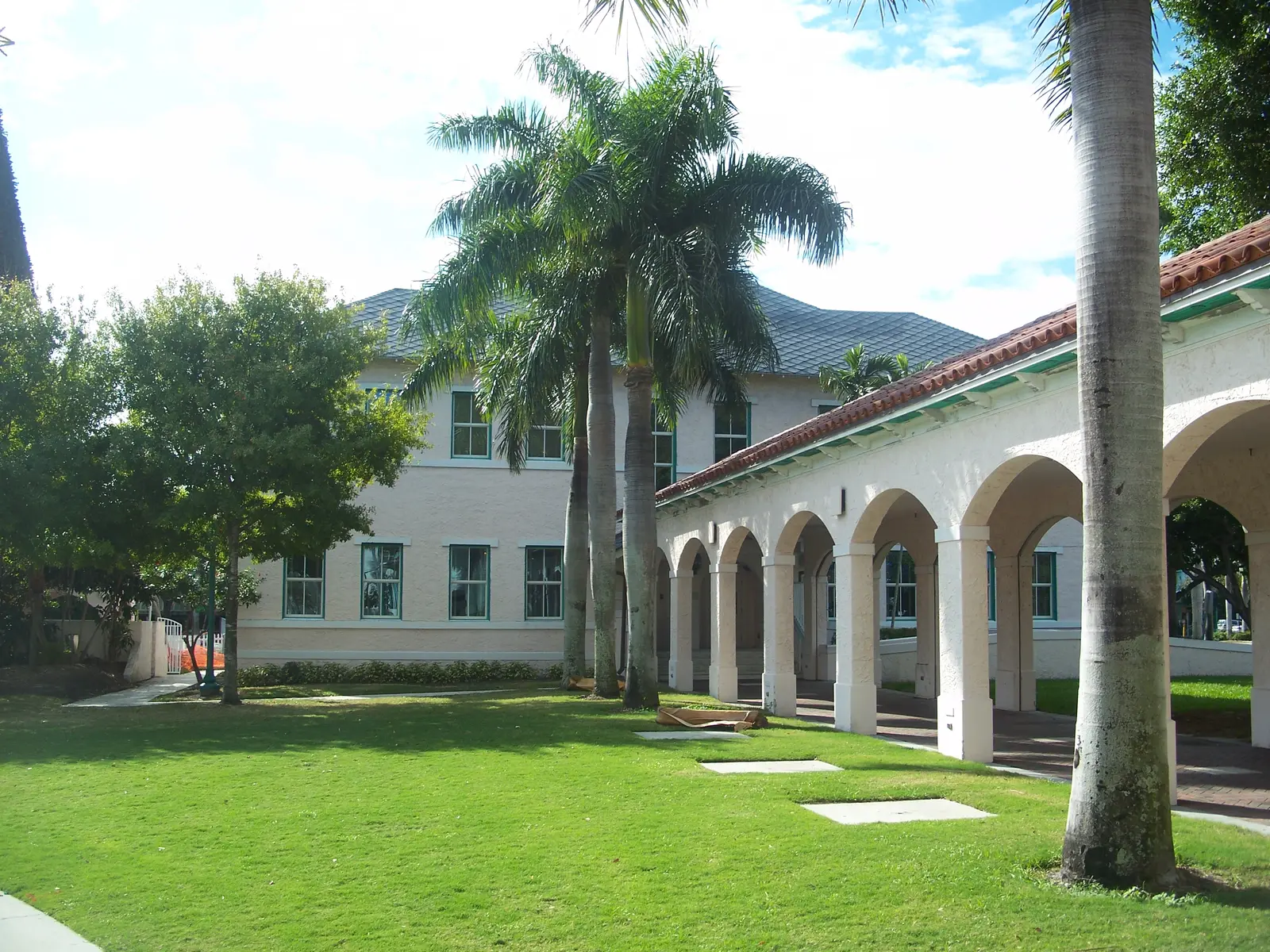 Old School Square in downtown Delray Beach, where the city's Halloween Kidsfest is held.