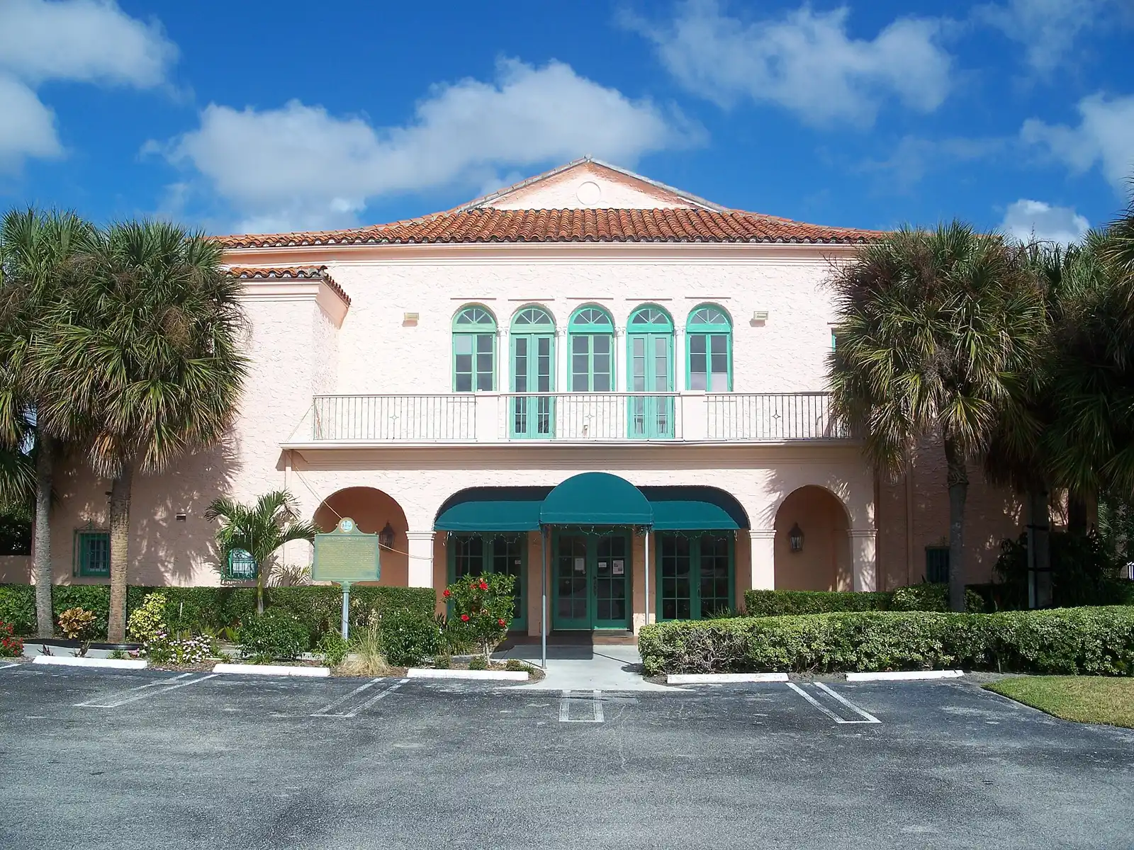 The Boynton Woman's Club on Federal Highway, which the city says was listed on the National Register of Historic Places in 1979