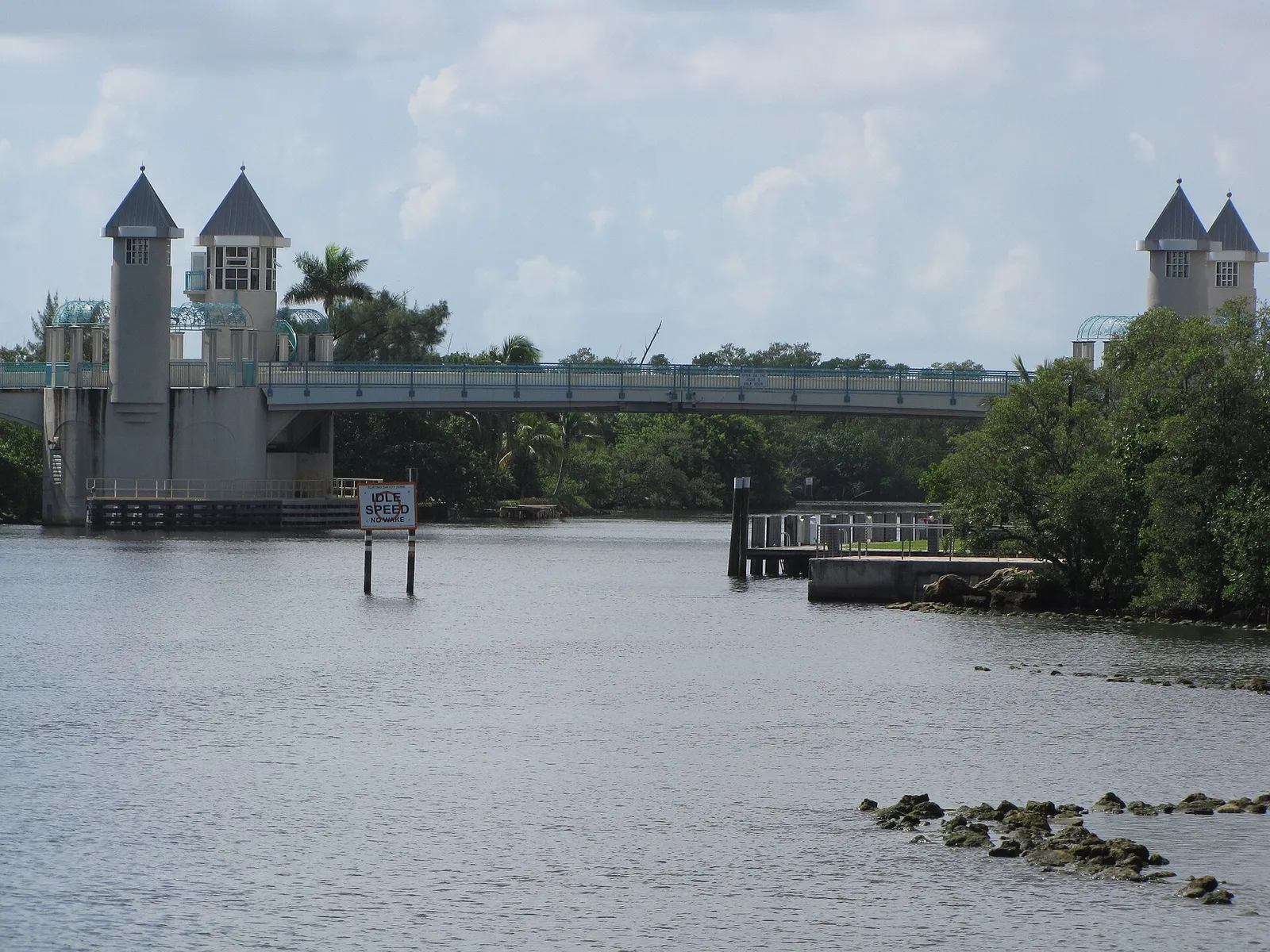 The Ocean Avenue drawbridge over the Intracoastal Waterway in Boynton Beach.