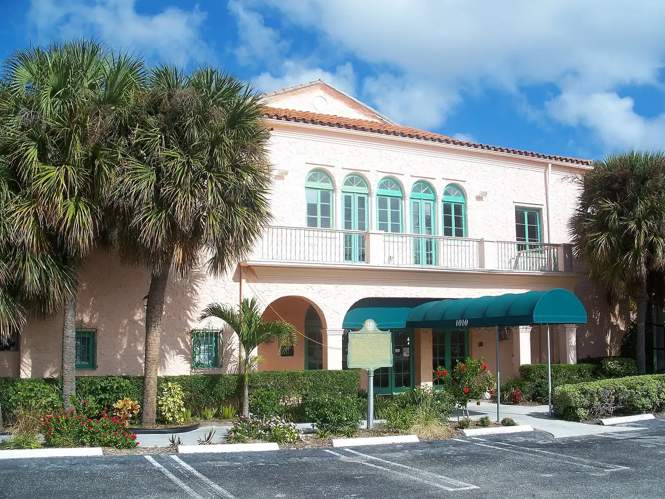 The Boynton Woman's Club building in Boynton Beach.